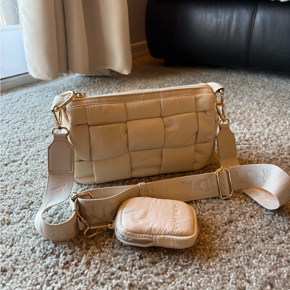 Rotunda Espe Crossbody Bag - Cream